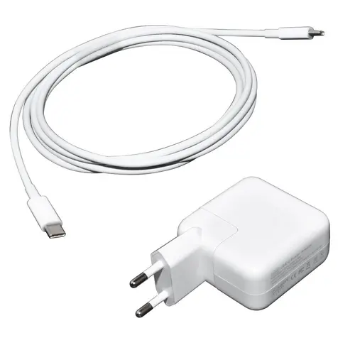 Makki зарядно за лаптоп заместител Laptop Adapter Apple - 29W TYPE-C With USB-C Cable - MAKKI-NA-AP-36 - 1
