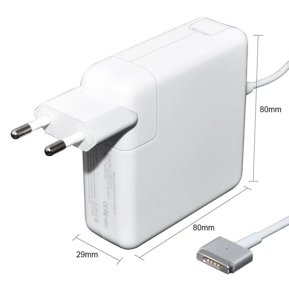 Makki φορτιστής laptop αντικατάστασης Laptop Adapter Apple - 20V 4.25A 85W T tip G2 MagSafe2 - MAKKI-NA-AP-35 - image 3
