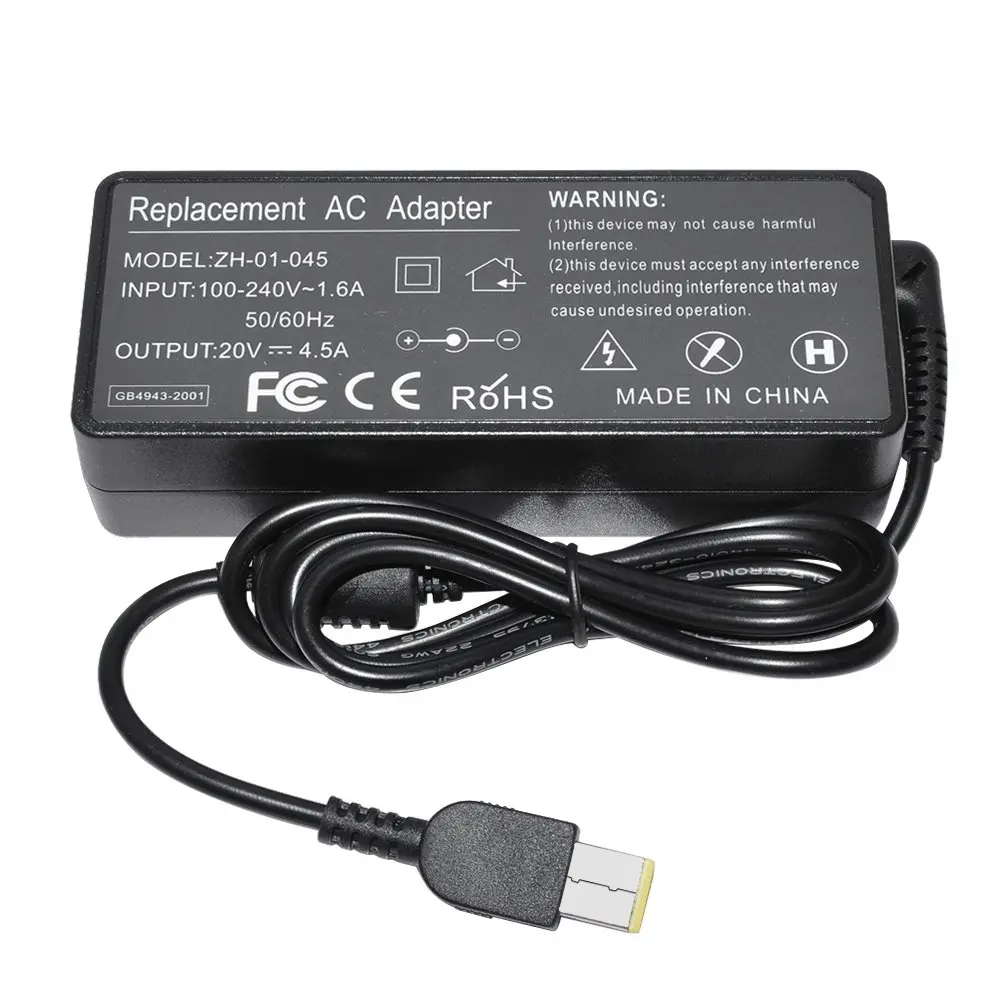 Makki зарядно за лаптоп заместител Laptop Adapter lenovo 20V 4.5A 90W Square with pin - MAKKI-NA-LE-15 - image 2