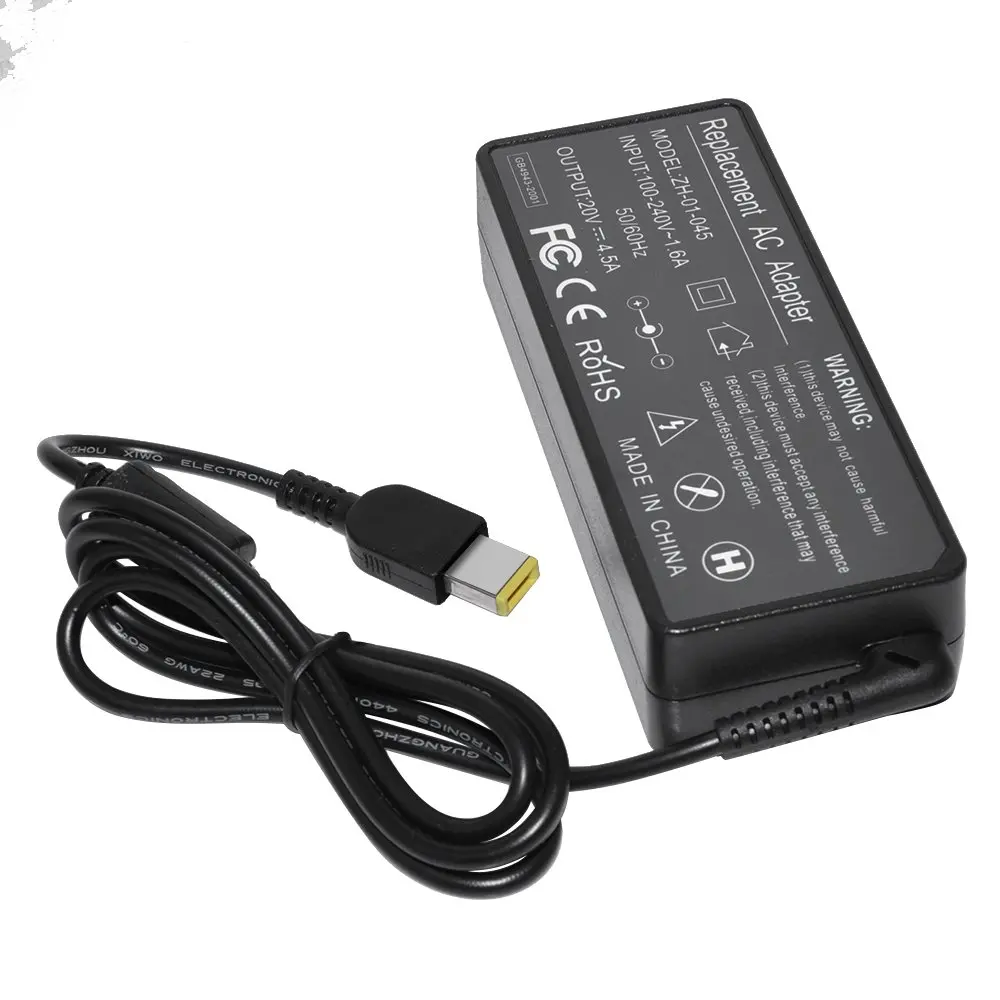 Makki зарядно за лаптоп заместител Laptop Adapter lenovo 20V 4.5A 90W Square with pin - MAKKI-NA-LE-15 - image 3