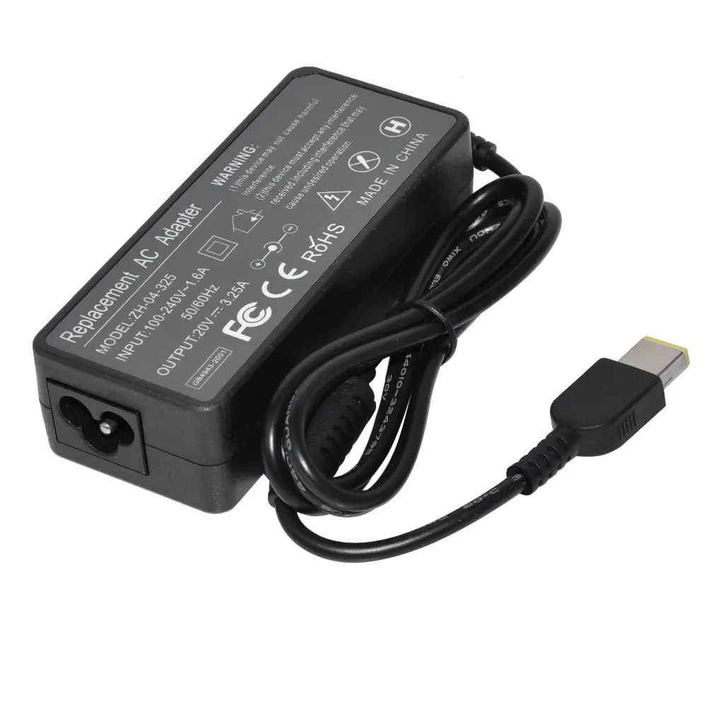 Makki încărcător laptop de schimb, adaptor Lenovo 20V 3.25A 65W pătrat cu pin - MAKKI-NA-LE-16
