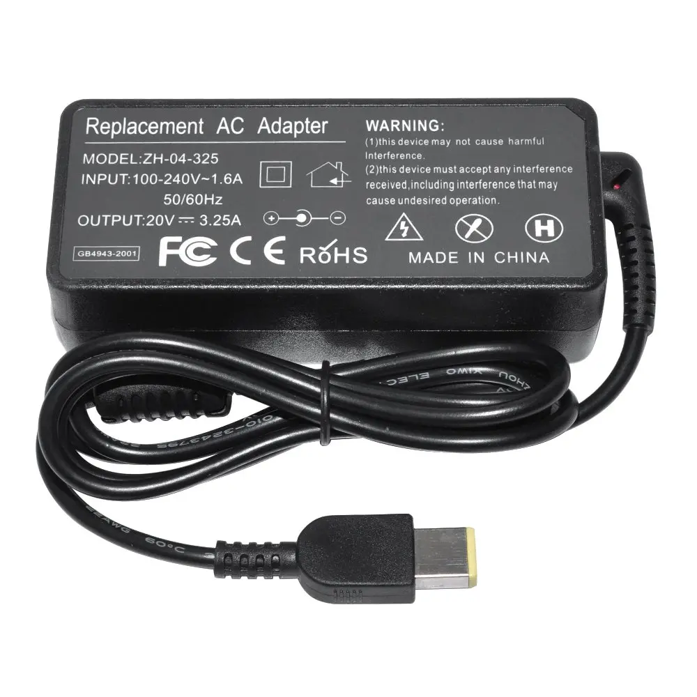 Makki зарядно за лаптоп заместител Laptop Adapter lenovo 20V 3.25A 65W Square with pin - MAKKI-NA-LE-16 - image 2