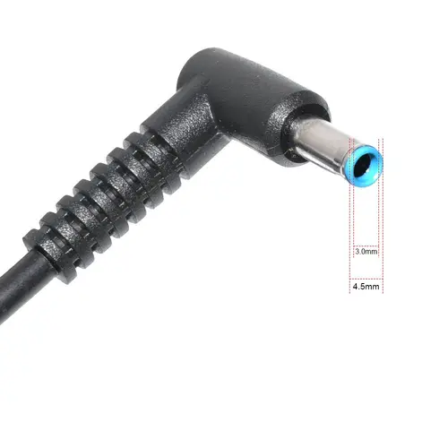 Зарядно за лаптоп, Makki MAKKI-NA-H-08, заместител, 19.5V 4.62A 90W 4.5x3.0mm, blue – съвместимо с HP - 2