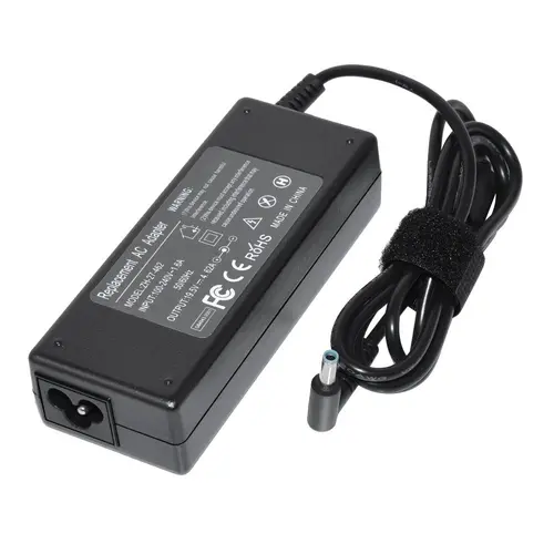 Зарядно за лаптоп, Makki MAKKI-NA-H-08, заместител, 19.5V 4.62A 90W 4.5x3.0mm, blue – съвместимо с HP