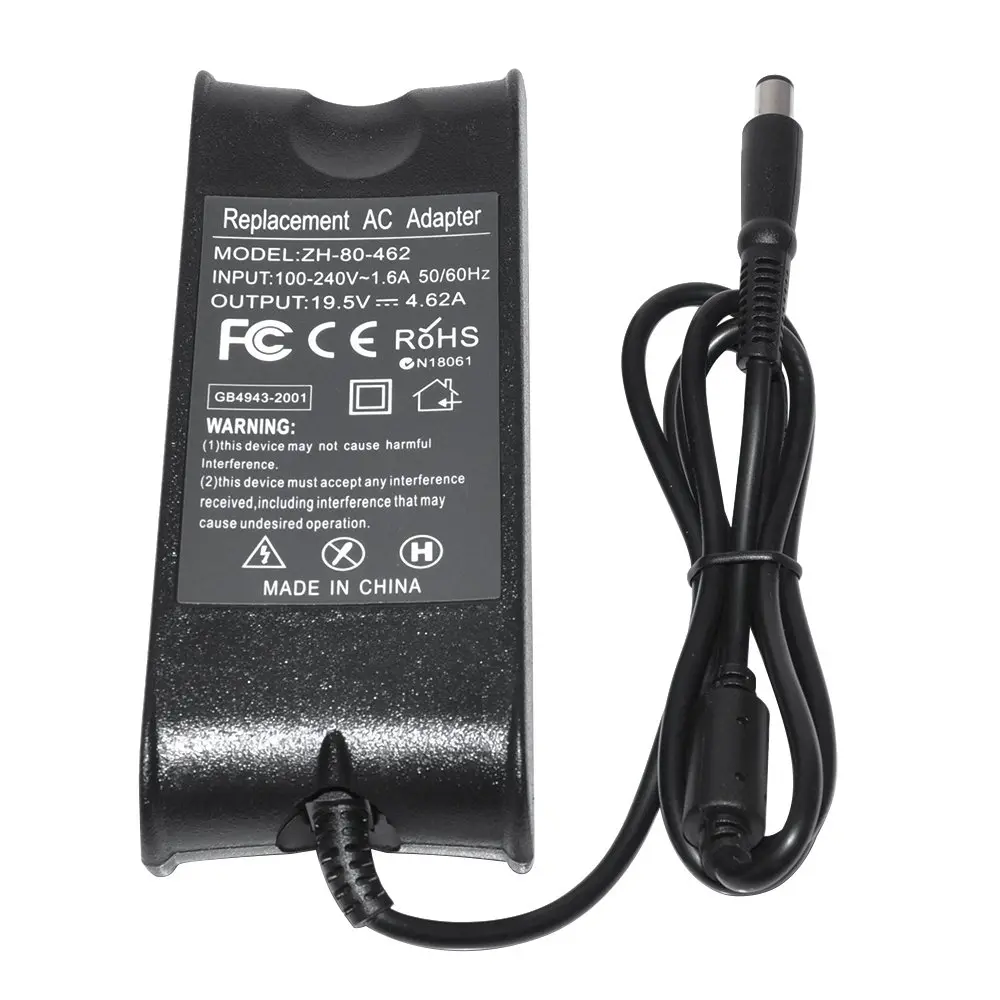 Makki зарядно за лаптоп заместител Laptop Adapter DELL 19.5V 4.62A 90W 7.4x5.0mm - MAKKI-NA-DE-12 - image 2