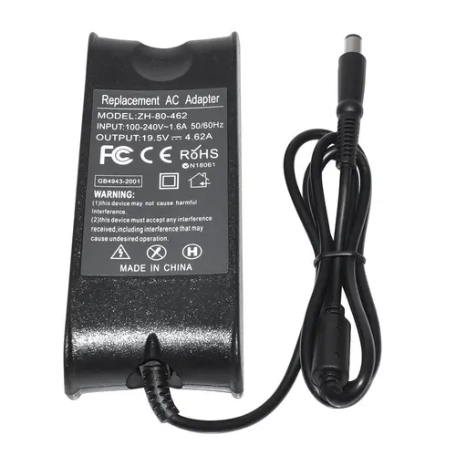 Makki зарядно за лаптоп заместител Laptop Adapter DELL 19.5V 4.62A 90W 7.4x5.0mm - MAKKI-NA-DE-12 - image 2