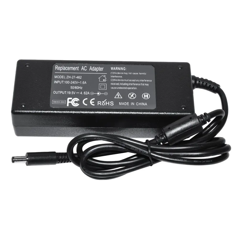 Makki зарядно за лаптоп заместител Laptop Adapter DELL 19.5V 4.62A 90W 4.5x3.0mm black - MAKKI-NA-DE-14 - image 2