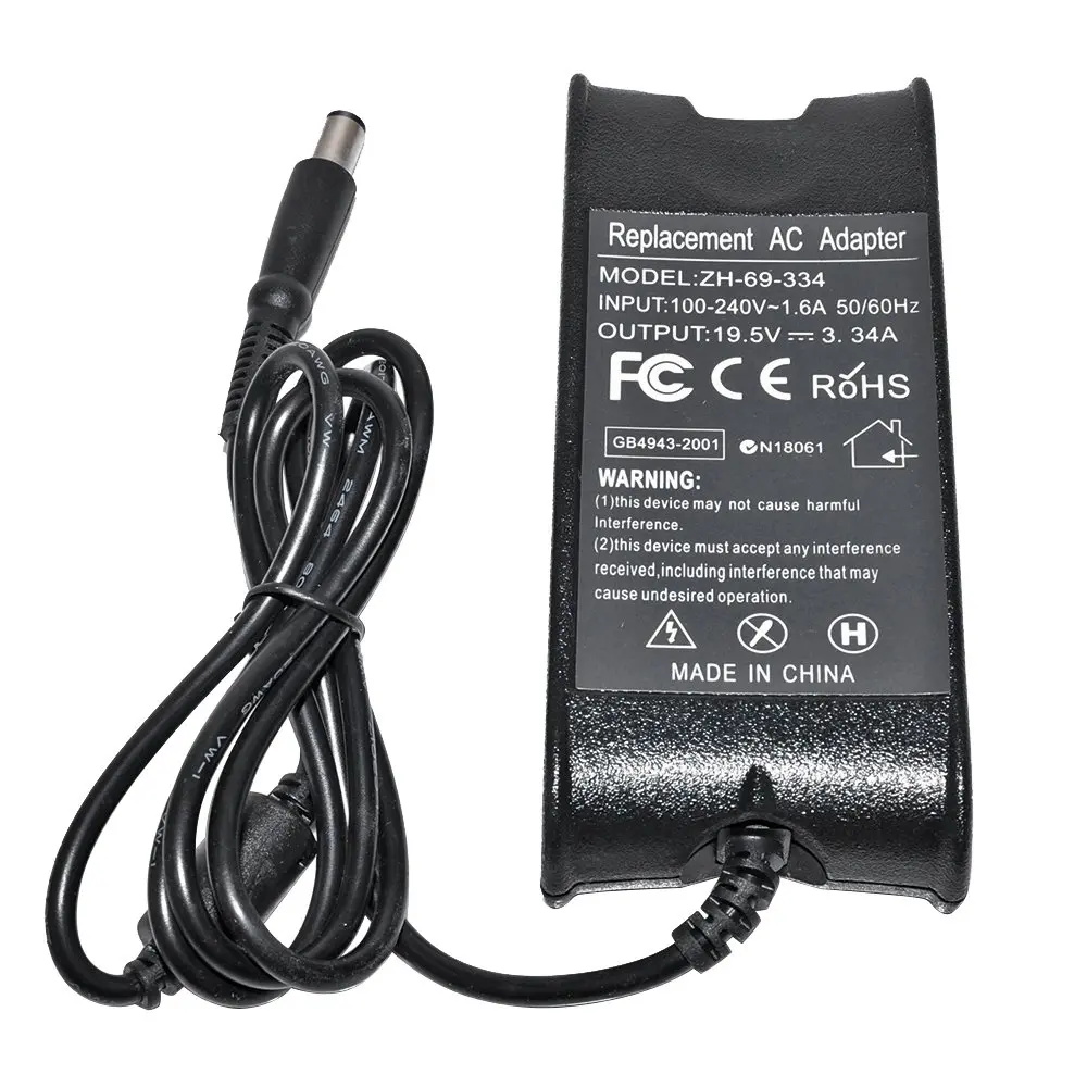 Makki зарядно за лаптоп заместител Laptop Adapter DELL 19.5V 3.34A 65W 7.4x5.0mm - MAKKI-NA-DE-13 - image 2