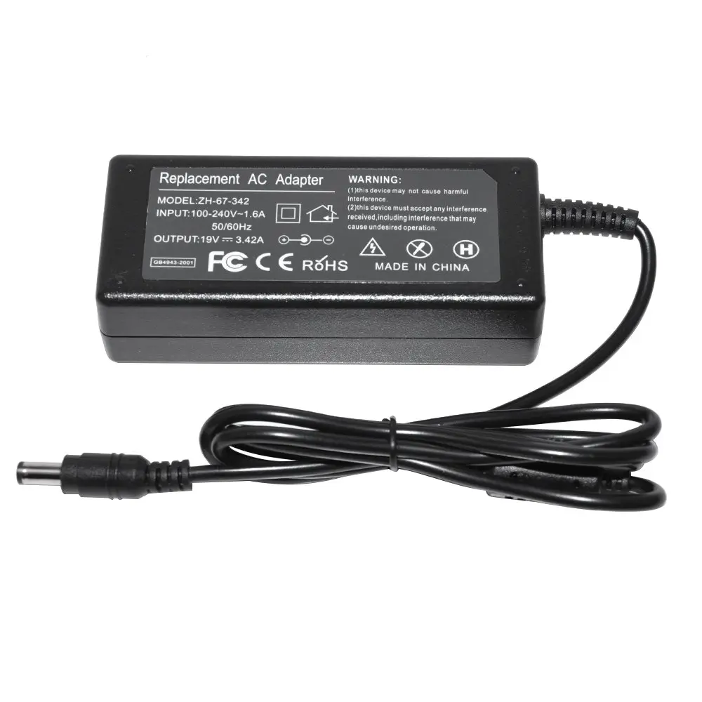 Makki зарядно за лаптоп заместител Laptop Adapter ASUS/Toshiba 19V 3.42A 65W 5.5x2.5mm - MAKKI-NA-AS-05 - image 2