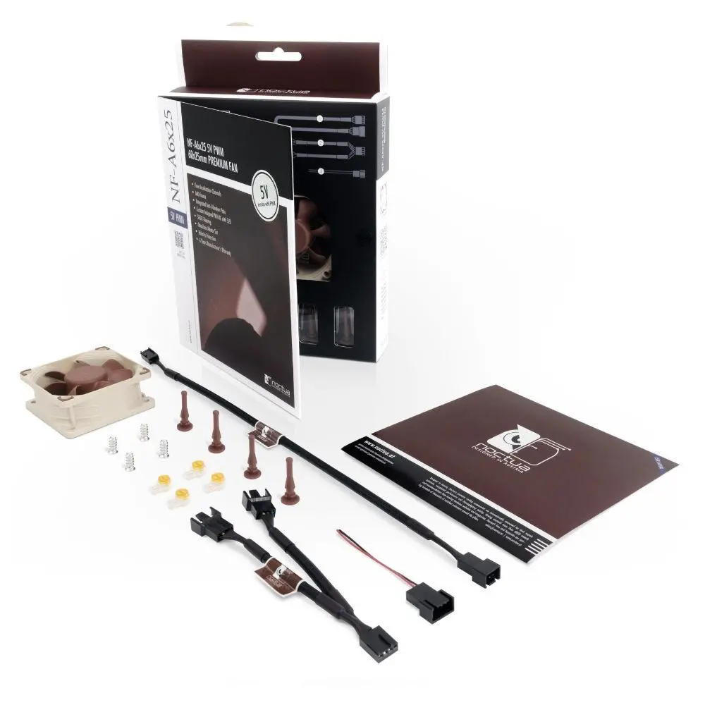 Noctua Вентилатор Fan 60x60x25mm 5V PWM - NF-A6x25-5V-PWM - image 2