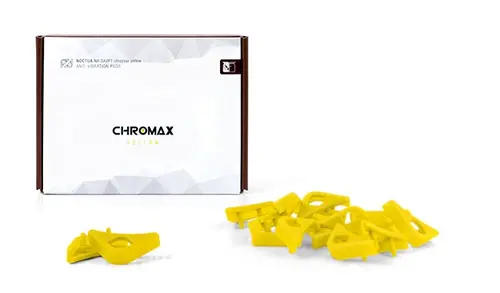 Noctua Αντικραδασμικά pads ανεμιστήρα 16 τεμ. NA-SAVP1 chromax.yellow - 2