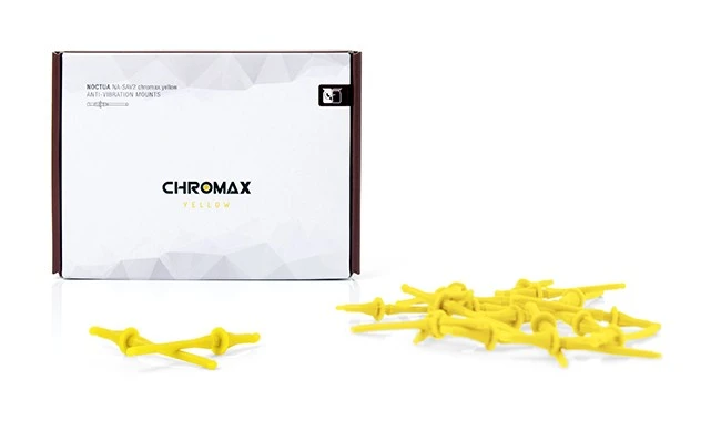 Noctua Fan Slics 20pcs - NA-SAV2 chromax yellow - image 1