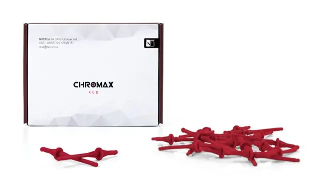 Noctua Elemente antivibrații pentru ventilator Slics 20buc - NA-SAV2 chromax red - image 1