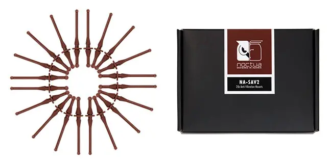 Noctua Elemente antivibrații pentru ventilator Slics 20buc NA-SAV2 - image 1