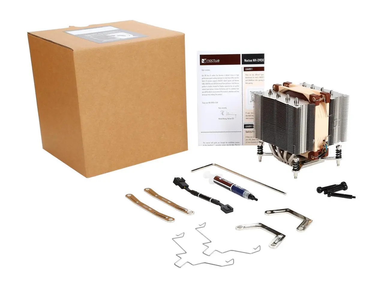Noctua Сървърен охладител CPU Cooler NH-D9DX i4 3U - LGA2011(square/narrow)/LGA1356/LGA1366 - image 8