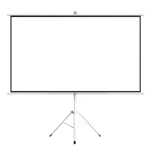 Екран на стойка  ESTILLO 244 х 183 см,120", бял, с черна рамка, 4:3, 11 кг - image 1