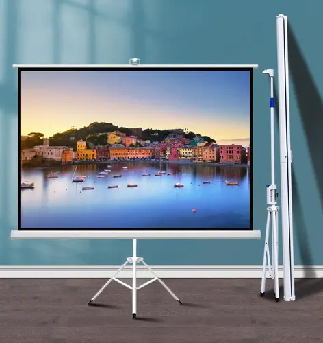 Екран на стойка  ESTILLO 244 х 183 см,120", бял, с черна рамка, 4:3, 11 кг - image 3