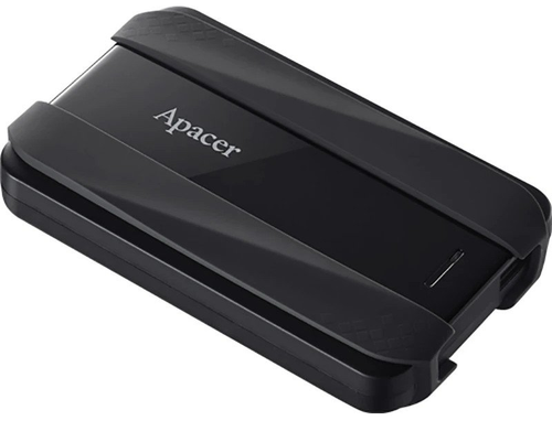 Твърд диск, Apacer AC533, 1TB 2.5" SATA HDD USB 3.2 Portable Hard Drive Plastic / Rubber Jet black