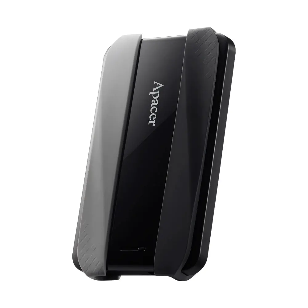 Hard disk, Apacer AC533, 2TB 2.5" SATA HDD USB 3.2 Hard disk portabil, plastic / cauciuc, negru intens