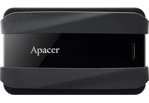 Hard disk, Apacer AC533, 4TB 2.5" SATA HDD USB 3.2 Hard disk portabil Plastic / Cauciuc Jet black - 2