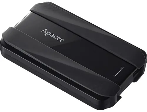 Hard disk, Apacer AC533, 4TB 2.5" SATA HDD USB 3.2 Hard disk portabil Plastic / Cauciuc Jet black - 1