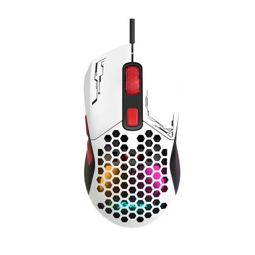 Xtrike ME геймърска мишка Gaming Mouse GM-316W - 7200dpi, Detachable covers, White - image 2