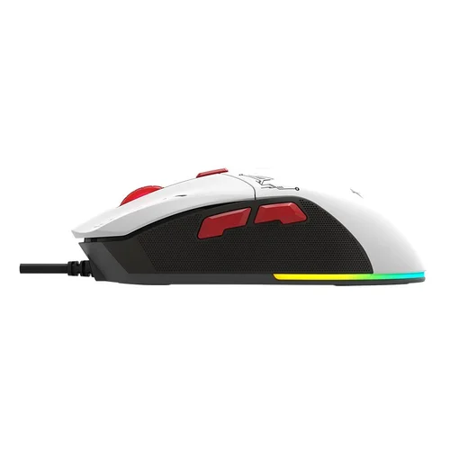 Xtrike ME геймърска мишка Gaming Mouse GM-316W - 7200dpi, Detachable covers, White - image 4