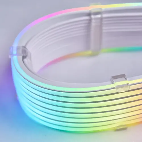 Удължителен RGB кабел Lian-Li Strimer Plus V2, 16-Pin 12VHPWR към 3x8-Pin за RTX 40-та серия, 108 LED - image 6