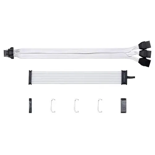 Удължителен RGB кабел Lian-Li Strimer Plus V2, 16-Pin 12VHPWR към 3x8-Pin за RTX 40-та серия, 108 LED - image 7