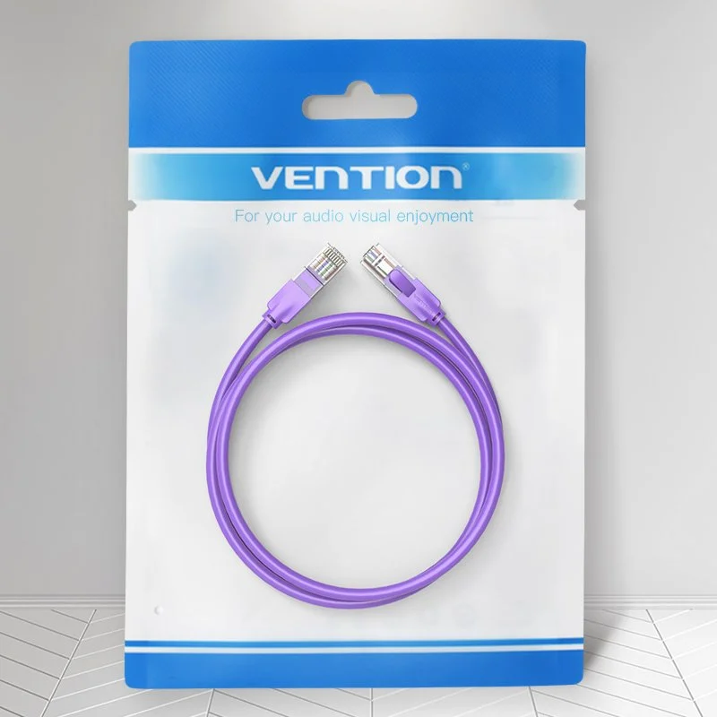 Vention Кабел LAN UTP Cat.6 Patch Cable - 1M Purple - IBEVF - image 9