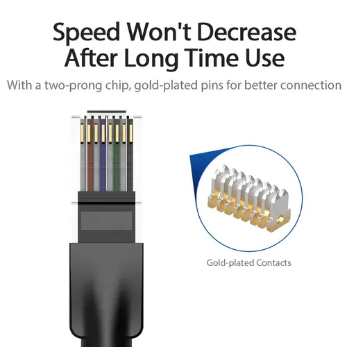 Vention Кабел LAN UTP Cat.6 Patch Cable - 0.5M Black - IBEBD - image 5