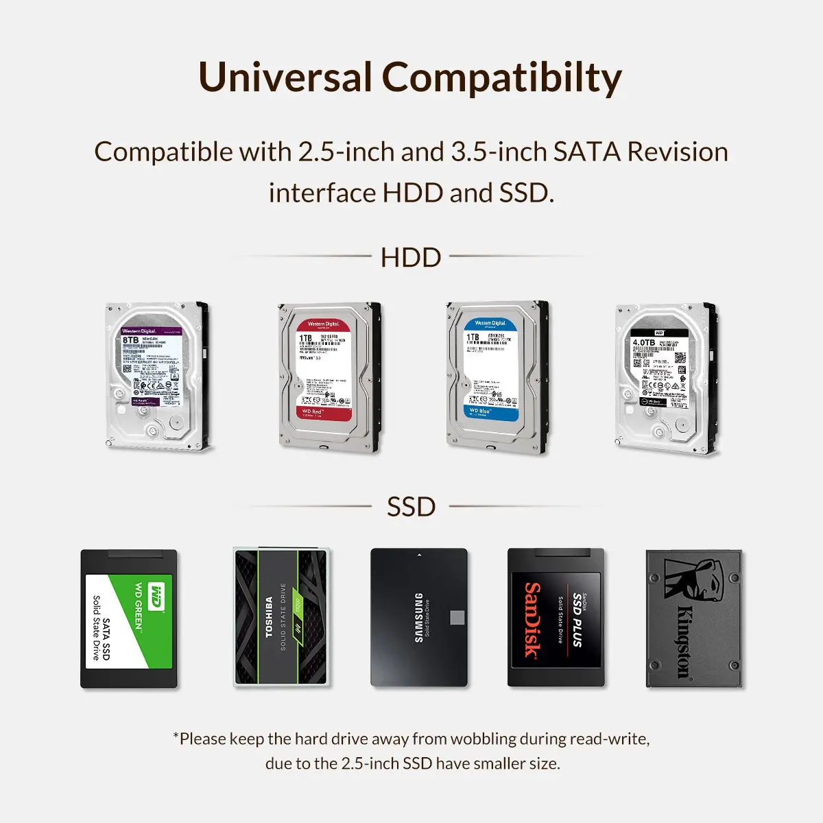 Orico кутия за диск Storage - Case - 3.5 inch, USB3.0, Built-in Power adapter, UASP, black - 3599U3 - image 12