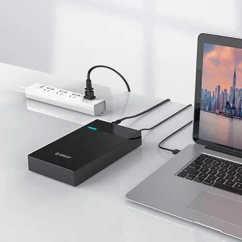 Orico кутия за диск Storage - Case - 3.5 inch, USB3.0, Built-in Power adapter, UASP, black - 3599U3 - image 16