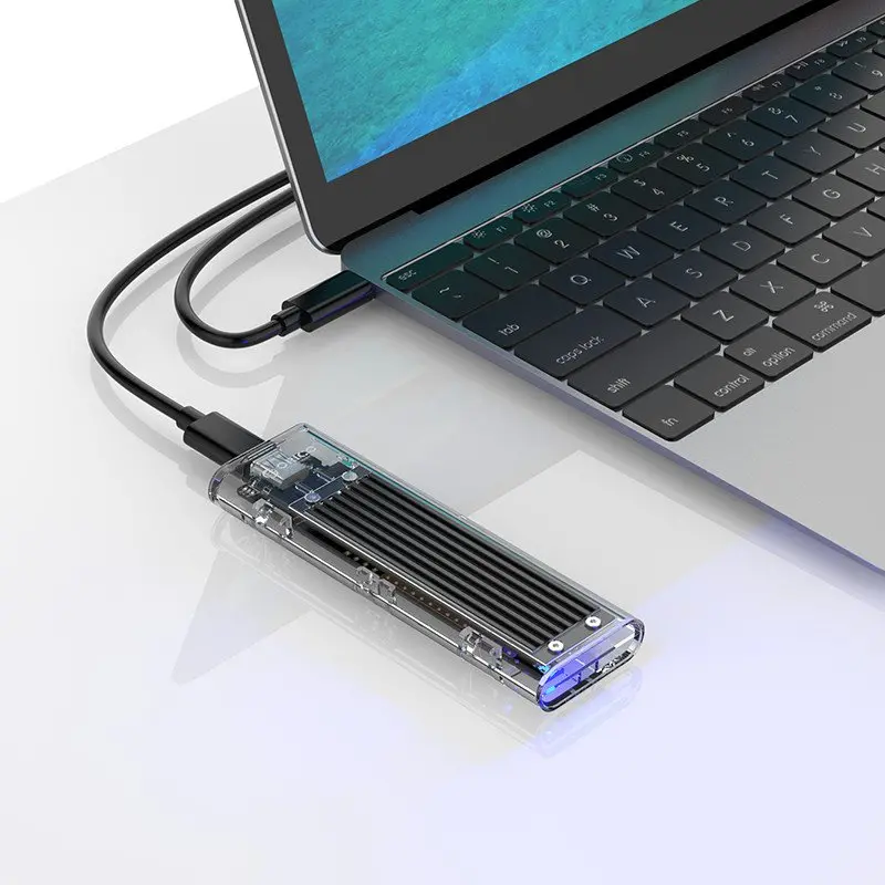 Orico външна кутия за диск Storage - Case - M.2 NVMe M key - USB3.1 Type-C - TCM2-C3-BK - image 3