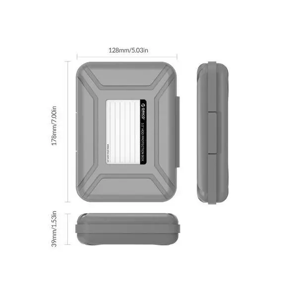 Orico предпазна кутия за харддиск Hard Disk Protection Box 3.5" - PHX35-V1-GY - image 1