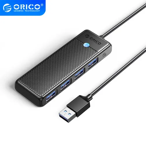 Orico hub USB USB3.0 HUB 4 porturi Negru - PAPW4A-U3-015-BK - 1