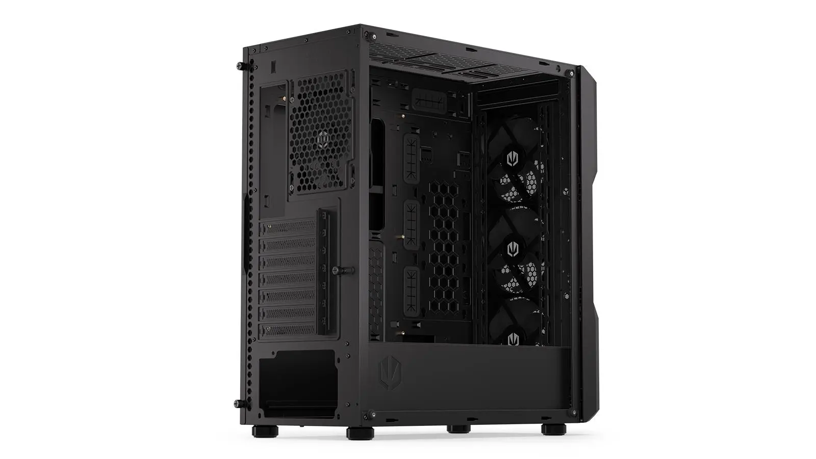 Endorfy Regnum 400 ARGB, Mid-Tower, ATX/mATX/mITX, 2x USB-A (3.1 GEN 1), 1x Audio/1x Mic, 4x STRATUS 120 PWM ARGB fans, ARGB Controller, Tempered Glass, Mesh Front Panel, 472×220×442mm, 3 Year Warranty - image 11