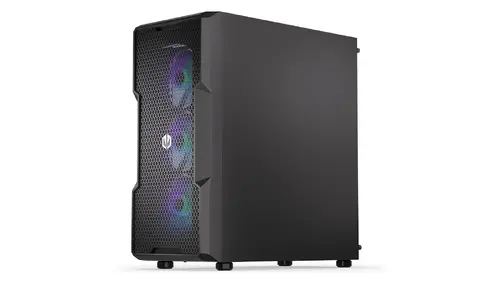 Endorfy Regnum 400 ARGB, Mid-Tower, ATX/mATX/mITX, 2x USB-A (3.1 GEN 1), 1x Audio/1x Mic, 4x STRATUS 120 PWM ARGB fans, ARGB Controller, Tempered Glass, Mesh Front Panel, 472×220×442mm, 3 Year Warranty - image 2