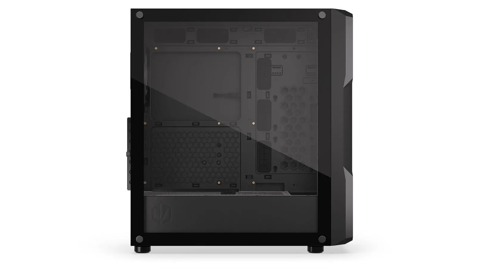 Endorfy Regnum 400 ARGB, Mid-Tower, ATX/mATX/mITX, 2x USB-A (3.1 GEN 1), 1x Audio/1x Mic, 4x STRATUS 120 PWM ARGB fans, ARGB Controller, Tempered Glass, Mesh Front Panel, 472×220×442mm, 3 Year Warranty - image 8