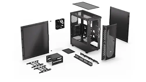 Endorfy Signum 300 Solid, Mid-Tower, ATX/mATX/mITX, 2x USB-A (3.1 GEN 1), 1x Audio/1x Mic, 1x STRATUS 120 PWM fan, Mesh Front Panel, 413×205×447mm, 3 Year Warranty - image 12