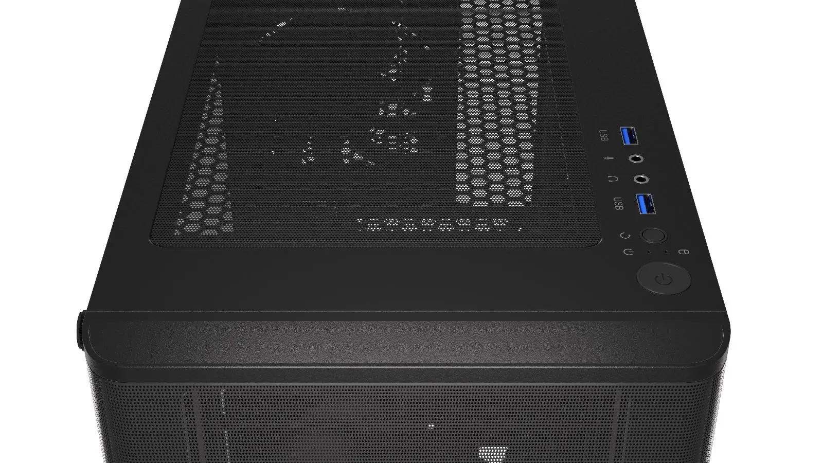 Endorfy Ventum 200 Air, Mid-Tower, ATX/mATX/mITX, 2x USB-A (3.1 GEN 1), 1x Audio/1x Mic, 4x STRATUS 120 PWM fans, Tempered Glass, Mesh Front Panel, 440×216×373mm, 3 Year Warranty - image 5