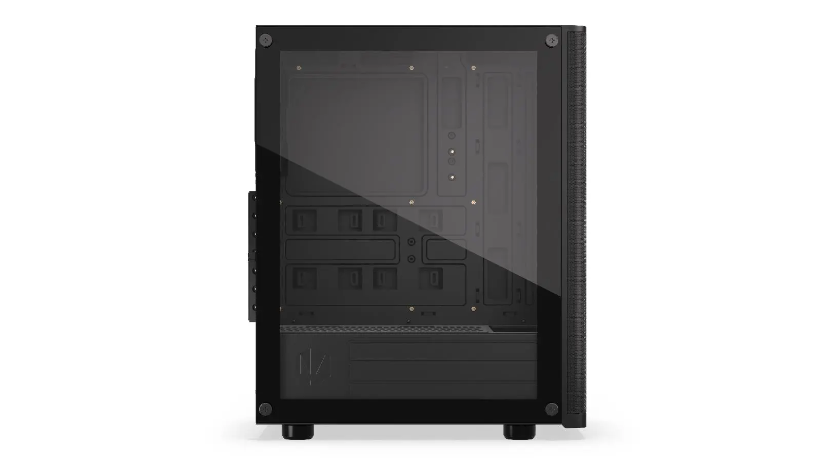 Endorfy Ventum 200 Air, Mid-Tower, ATX/mATX/mITX, 2x USB-A (3.1 GEN 1), 1x Audio/1x Mic, 4x STRATUS 120 PWM fans, Tempered Glass, Mesh Front Panel, 440×216×373mm, 3 Year Warranty - image 6
