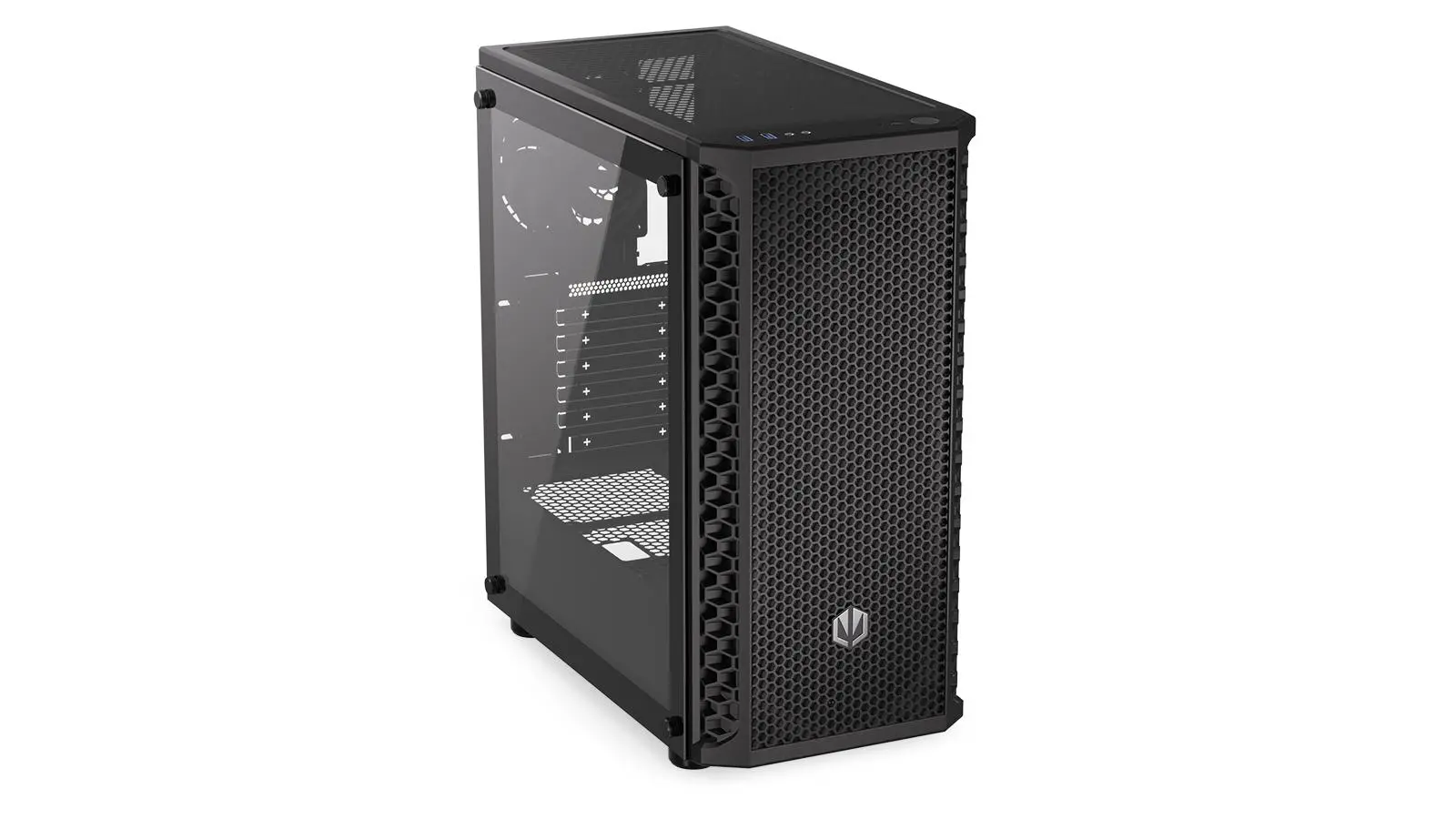 Endorfy Signum 300 Air, Mid-Tower, ATX/mATX/mITX, 2x USB-A (3.1 GEN 1), 1x Audio/1x Mic, 4x STRATUS 120 PWM fans, Tempered Glass, Mesh Front Panel, 413×216×447mm, 3 Year Warranty - image 2