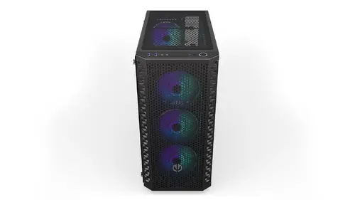 Endorfy Signum 300 ARGB, Mid-Tower, ATX/mATX/mITX, 2x USB-A (3.1 GEN 1), 1x Audio/1x Mic, 4x STRATUS 120 PWM ARGB fans, ARGB Controller, Tempered Glass, Mesh Front Panel, 413×216×447mm, 3 Year Warranty - image 5