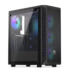 Endorfy Signum 300 ARGB, Mid-Tower, ATX/mATX/mITX, 2x USB-A (3.1 GEN 1), 1x Audio/1x Mic, 4x STRATUS 120 PWM ARGB fans, ARGB Controller, Tempered Glass, Mesh Front Panel, 413×216×447mm, 3 Year Warranty