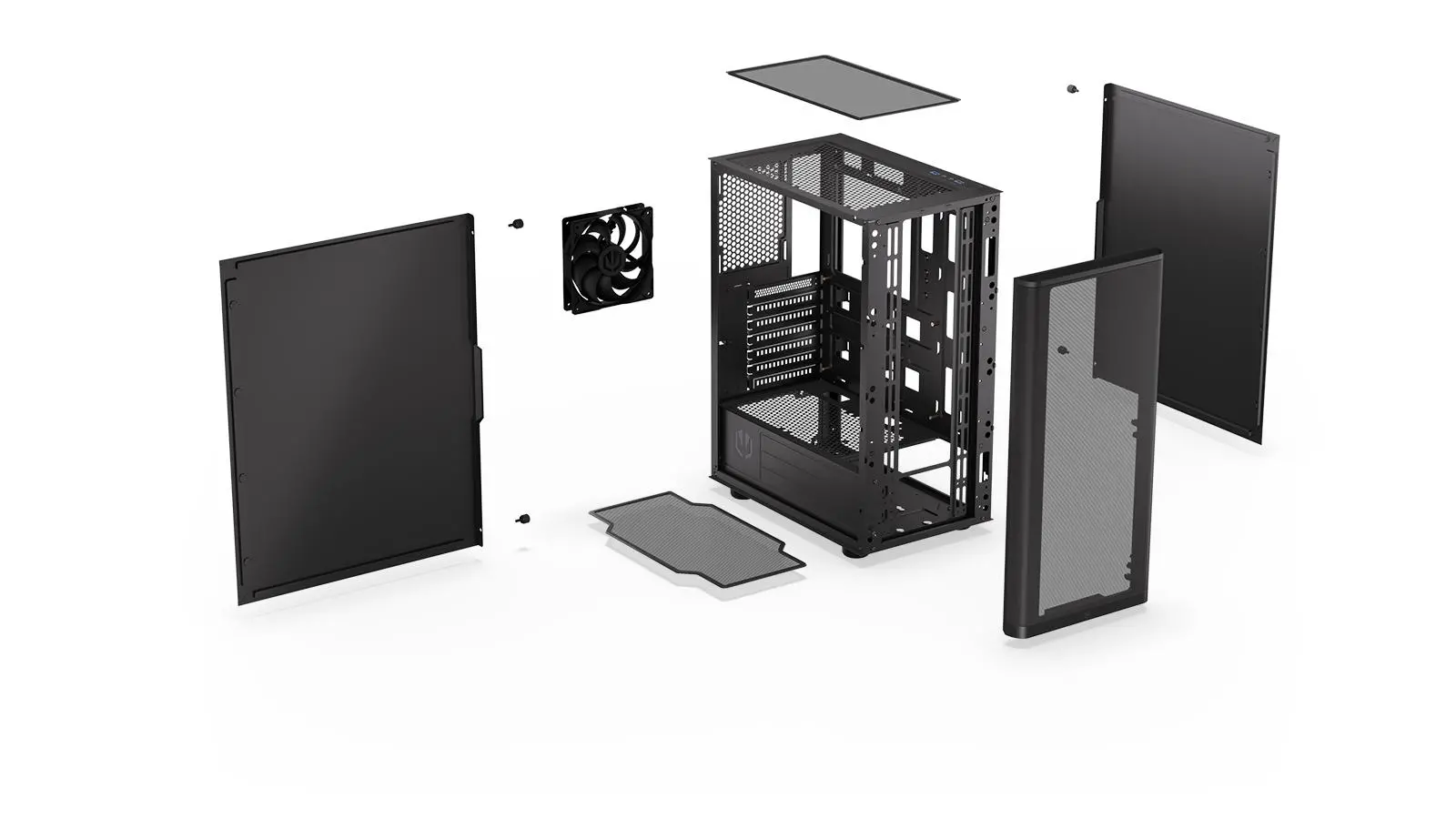 Endorfy Ventum 200 Solid, Mid-Tower, ATX/mATX/mITX, 2x USB-A (3.1 GEN 1), 1x Audio/1x Mic, 1x STRATUS 120 PWM fan, Mesh Front Panel, 440×211×373mm, 3 Year Warranty - image 11