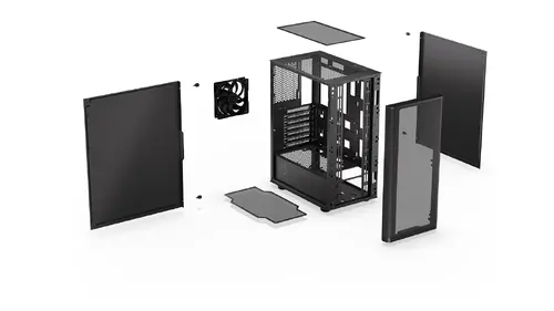 Endorfy Ventum 200 Solid, Mid-Tower, ATX/mATX/mITX, 2x USB-A (3.1 GEN 1), 1x Audio/1x Mic, 1x STRATUS 120 PWM fan, Mesh Front Panel, 440×211×373mm, 3 Year Warranty - image 11