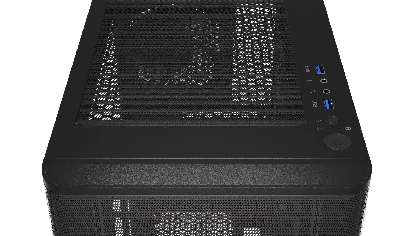 Endorfy Ventum 200 Solid, Mid-Tower, ATX/mATX/mITX, 2x USB-A (3.1 GEN 1), 1x Audio/1x Mic, 1x STRATUS 120 PWM fan, Mesh Front Panel, 440×211×373mm, 3 Year Warranty - image 3