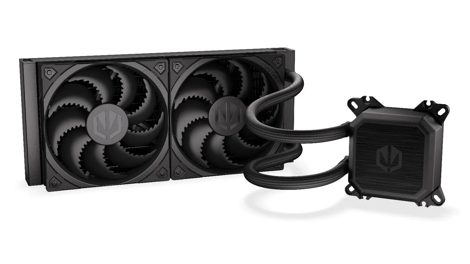 Endorfy Navis F240, CPU Liquid Cooler, 2x FLUCTUS 120 PWM fan, Navis F, Intel LGA 115x/1200/1700/2011/2066, AMD AM5/AM4, 146×125×65mm, 3 Year Warranty - image 1