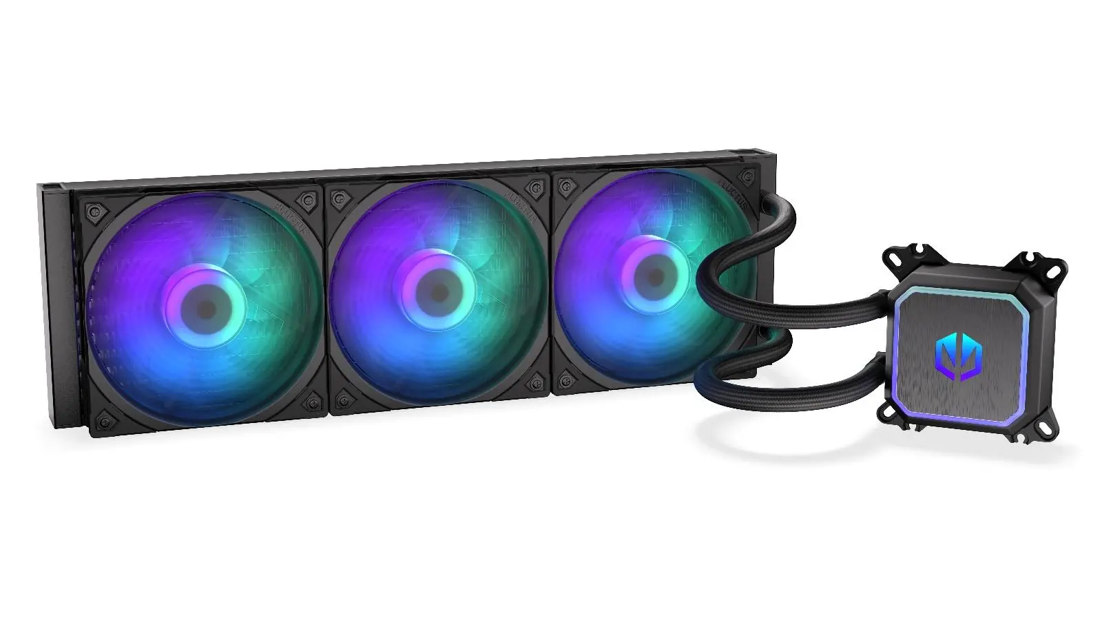 Endorfy Navis F360 ARGB, CPU Liquid Cooler, 3x FLUCTUS 120 PWM ARGB fan, Navis F, Intel LGA 115x/1200/1700/2011/2066, AMD AM5/AM4, 146×125×65mm, 3 Year Warranty